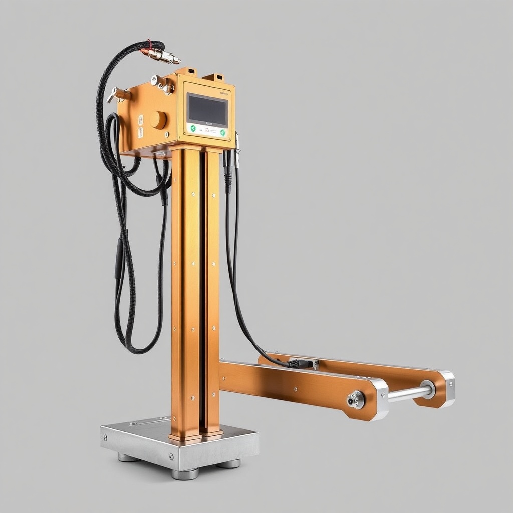 Nahaufnahme des Bremssystems eines silbernen Rollators mit Hebel und Kabeln auf einem grau